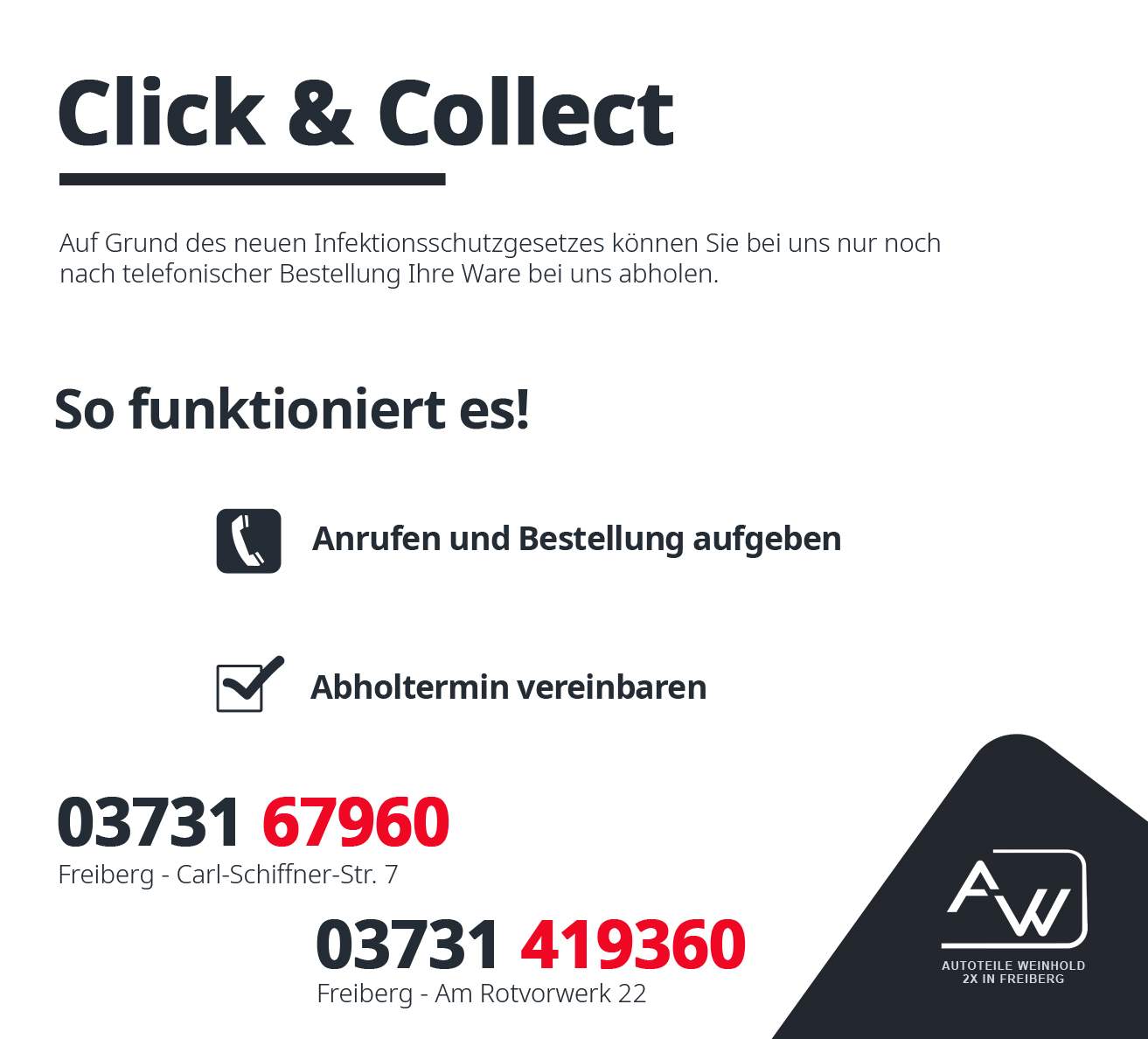 Mehr über den Artikel erfahren Click & Collect