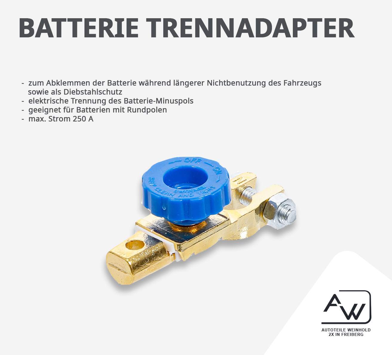 Batterie – Trennadpater